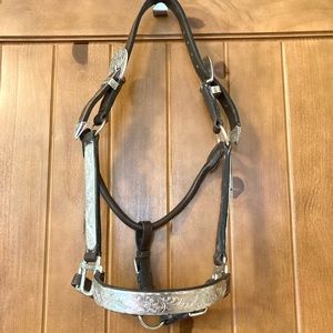 Silver horse showmanship halter great condition